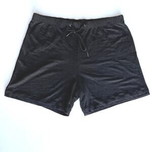 James Perse Women’s Lightweight Linen Blend Shorts Black Size 8/10